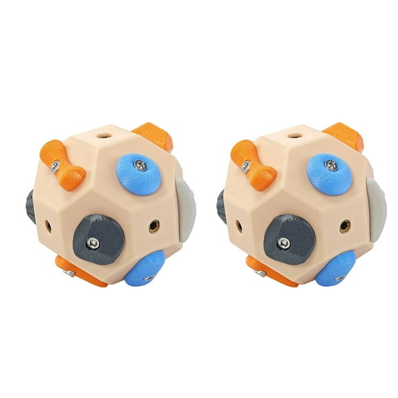 Wooden Climbing Grip Trainer with 8-Size Holds for Route Building & Finger