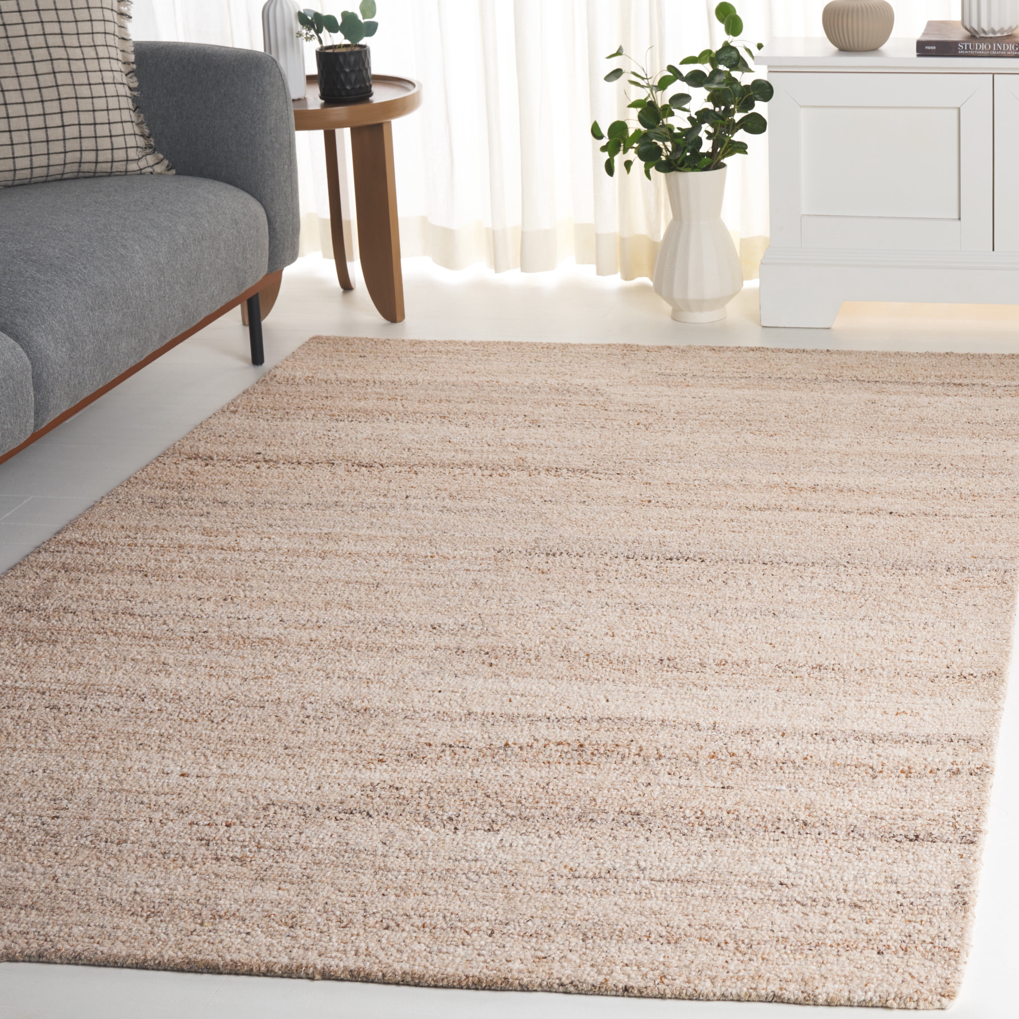 SAFAVIEH Natura Damri Solid Area Rug, Beige, 8' x 10'