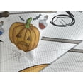 thumbnail image 4 of Ambesonne Halloween Quilted Bedspread Set 3 Pcs, Pumpkin Skull, King Size, Multicolor, 4 of 5