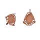 thumbnail image 3 of 12 ganchos de latón para pendientes con cierre de palanca, compatibles con engastes de cabujón de 11 x 16 mm. Cobre antiguo, 3 of 8