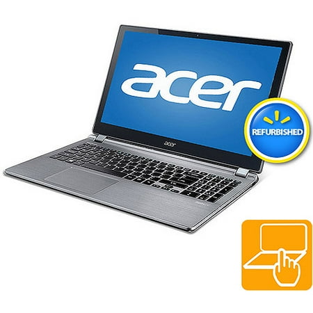 Acer Refurbished Cold Steel 15.6" V5-552P-X440 Laptop PC with AMD A10-5757M Processor, 8GB Memory, Touchscreen, 1TB Hard Drive and Windows 8
