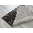 thumbnail image 6 of Handcraft Rugs-Espresso Brown/Beige Splash Abstract Pattern Distressed- Modern Vintage Area Rug, 6 of 10