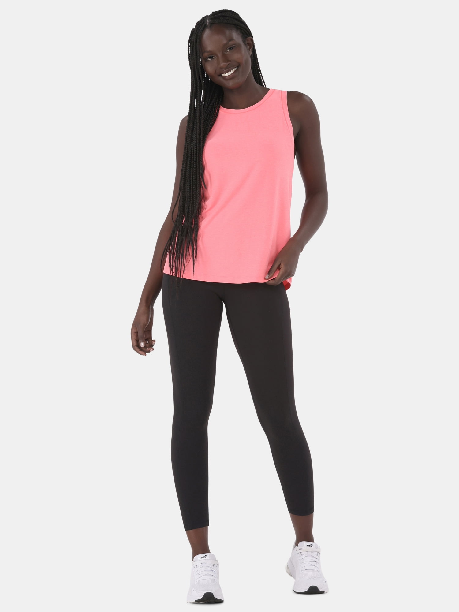 Athletic Works Women’s and Women's Plus ButterCore Performance Tank Top, Sizes XS-4X