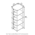 thumbnail image 3 of Pemberly Row Turn-N-Tube Engineered Wood 4-Bins System Rack in Oak/Black, 3 of 3