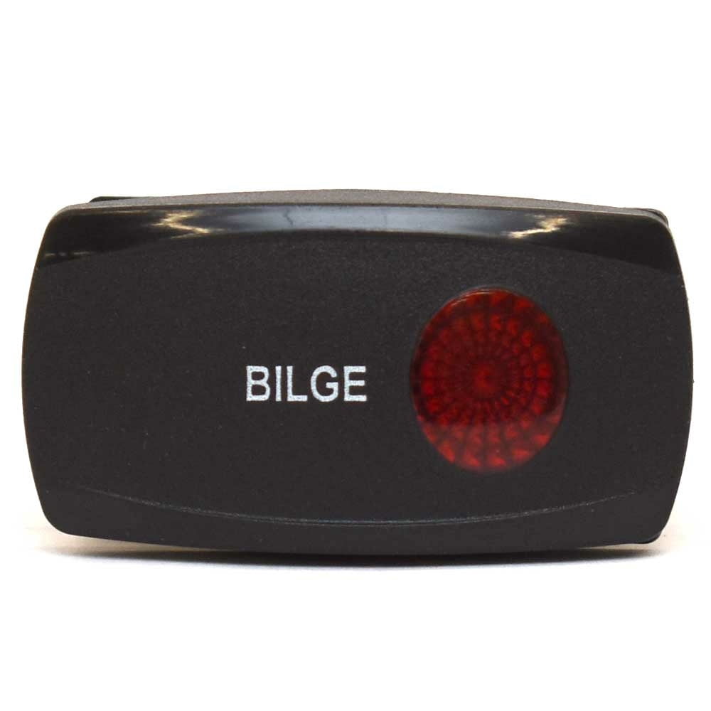 Carling On/Off Contura V Boat Rocker Switch | Bilge 3-Spade 12V Lit