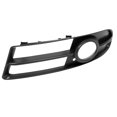 thumbnail image 4 of Car Front Bumper Left Side Fog Light Grille Lamp Cover 8E0807681F Black for Audi A4 B7 2005-2009, 4 of 7