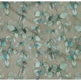 thumbnail image 4 of oneOone Cotton Poplin Twill Dusty Gray Fabric Leaves Watercolor Fabric For Sewing Printed Craft Fabric By The Yard 56 Inch Wide, 4 of 4