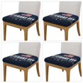 thumbnail image 2 of Honeii Happy Veterans Day Print Square Cushion Cover with Elastic Band & Ties,Sofa Cushion Covers,Furniture Protector for Living Room,Washable Sofa Seat Slipcover-Four Pieces, 2 of 7