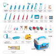 thumbnail image 2 of Kit de Juguetes de Doctor para Niños 70 Piezas Belug Azul, 2 of 5