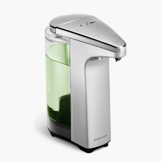 Simplehuman Pompe à Capteur 8 oz / 237 ml avec Échantillon de Savon, Nickel Brossé
