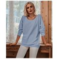 thumbnail image 1 of Pull-over à Manches Longues et Bouffant Solide pour Femme, 1 of 6