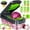 Gray, variant on Multifunctional Food Chopper,15 piece set Professional Onion Chopper with,Vegetable Cutter with Container for Salad,Potato,Carrot,and Garlic,Egg Separator; Essential Kitchen Tool