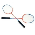 thumbnail image 3 of Badminton Racquets, Low Wind Resistance Cone Cover Reasonable Racket  T Joint Iron Alloy Double Rackets Badminton Racket Set  For Outdoor, 3 of 8