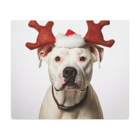 DistinctInk Mouse Pad - 1/4" Foam Rubber - Dogo Argentino
