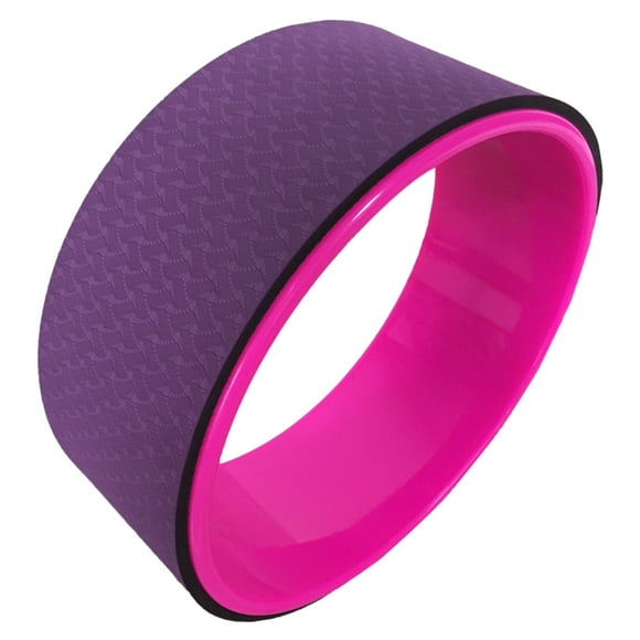 Yeacher Yoga Wheel Dharma Yoga Pose Wheel 12.5x5In Yoga Circle Ring Strong Roller Yoga Back Stretcher Balance Accessory