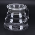 thumbnail image 4 of Glass Coffee Carafe, Pour Over Glass Coffee Server Coffee Pot Maker Clear Pour Over Carafe for Bar Kitchen Counter[300ML], 4 of 9