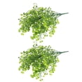 thumbnail image 1 of Bewildely 2X flores artificiales plantas de imitación decoración de jardín hogar jardines porches arreglos decoración interior racimos calcomanía de Decoración Verde Bewildely HA084370-04, 1 of 6