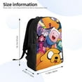 thumbnail image 4 of Adventure Time Shoulder Backpack Daypack 3D Printing Backpack Travel Hiking Bag, 4 of 8