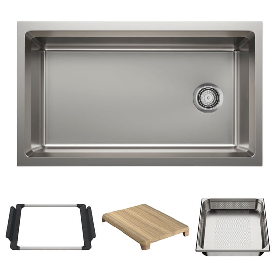 Inteos 33" Workstation - Stainless Steel Sink