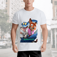 thumbnail image 4 of T-Shirt Décontracté Unisexe Zootopia 2, T-Shirt Léger à Manches Courtes, Haut en Coton Coupe Classique, 4 of 7