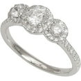 thumbnail image 2 of 1 Carat T.W. Diamond 10kt White Gold Three-Stone Engagement Ring, 2 of 2