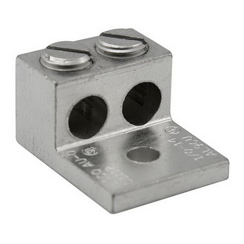 Ilsco (10 Pack) AU0 Mechanical Lug 2 Conductor Double Barrel 1/