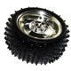 thumbnail image 5 of 2wd/4wd rueda de coche 85x31mm neumático rueda Robot DIY RC juguete robótico Kit Plata, 5 of 7