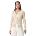 thumbnail image 1 of Suéter GAP con Cuello Redondo y Cardigan Color Avena Claro Heather Talla XL, 1 of 4