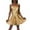 Gold, variant on Women’s Fashion Laser Cut Backless Strappy Jumper Dress In Black And Size M Black,L