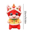 thumbnail image 7 of YIFAEUX Year of The Horse Plush Toy Lion Dance Mascot for 2026 Chinese New Year Gift Soft Stuffed Animal for Celebration And Decoration, 7 of 7