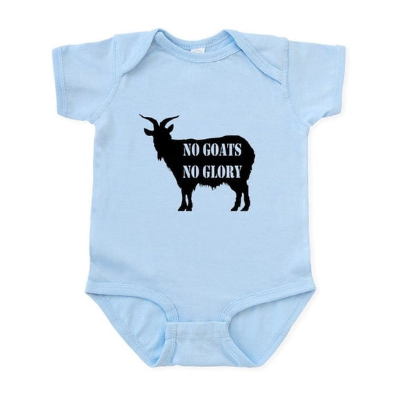 CafePress - No Goats No Glory Infant Bodysuit - Baby Light Bodysuit, Size Newborn - 24 Months