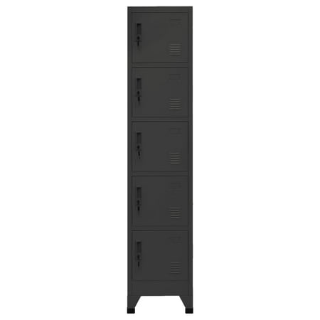 UPC: 8720286700976 | vidaXL Locker Cabinet Anthracite 15 x15.7 x70.9  Steel