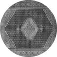 thumbnail image 1 of Ahgly Company Indoor Round Medallion Gray Traditional Area Rugs, 6' Round, 1 of 1