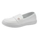 thumbnail image 4 of Zapatos de enfermería para mujer, mocasines de enfermera, zapatos casuales blancos, cómodos, sin cordones para caminar corazon 39, 4 of 9