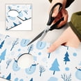 thumbnail image 6 of Yayeee Faucet Mat for Kitchen Sink 14.7" Diatomite Long Splash Guard Pad, Blue Simple Cartoon Snowmen, 6 of 7