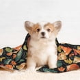 thumbnail image 4 of Naloa Daisy maple leaf Dog Blanket, 3 Sizes Cat Blanket for Indoor Cats Large Medium Small Dog Gifts-Small, 4 of 8