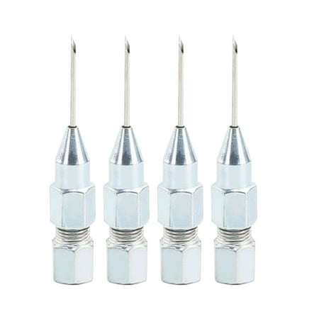 

Edfrwws Grease Gun Needle Tip Gun Head Hose Tube Butter Machine Mouth Adapter (4x)