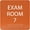 Burnt Sienna, variant on ADA CENTRAL SIGNS - 6" X6" Exam Room 7 Sign - ADA Compliant Tactile Graphics Grade 2 Braille Text Acrylic Wall Signs - Educational Institution Directional Assistance Test Center Door Sign for Schools