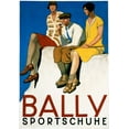 thumbnail image 2 of Cardinaux, Emil 11x14 White Modern Wood Framed Museum Art Print Titled - Bally Sportschuhe, 2 of 4