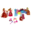 Princess Happy Time Fashion Kids Toy Doll Playset w/ 3 Dolls, 10 Different Outfits, & Accessories