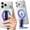 Colorful, variant on Wrongduck Magnetic Phone Grip 2026 Upgrade, 4 in 1 Phone Ring Holder with Kickstand and Adjustable Strap, Strong Magnetic Phone Stand for iPhone 17 16 15 14 13 Series