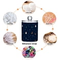 thumbnail image 6 of Yayeee 2 Pack Qtip Holder Bathroom Cotton Swab Canister with Lid Clear Dispenser Set, Christmas Whimsy, 6 of 6