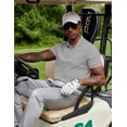 thumbnail image 4 of COOFANDY Men's 2 Pieces Outfits Casual Quarter Zip Polo T Shirt and Shorts Set Athletic Jogging Summer Tracksuit, 4 of 6