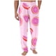 thumbnail image 1 of Pantalones largos para hombre con estampado de cintura elástica y bolsillo con cordón, pantalones largos de poliéster para hombre, 1 of 5
