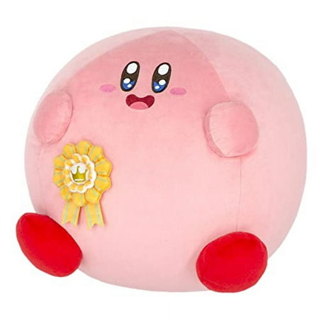 San-Ei Trade Kirby's Kirby's Gourmet Fest Large Stuffed Toy Kirby (Winner) W30 x D31 x H28cm KGF-08