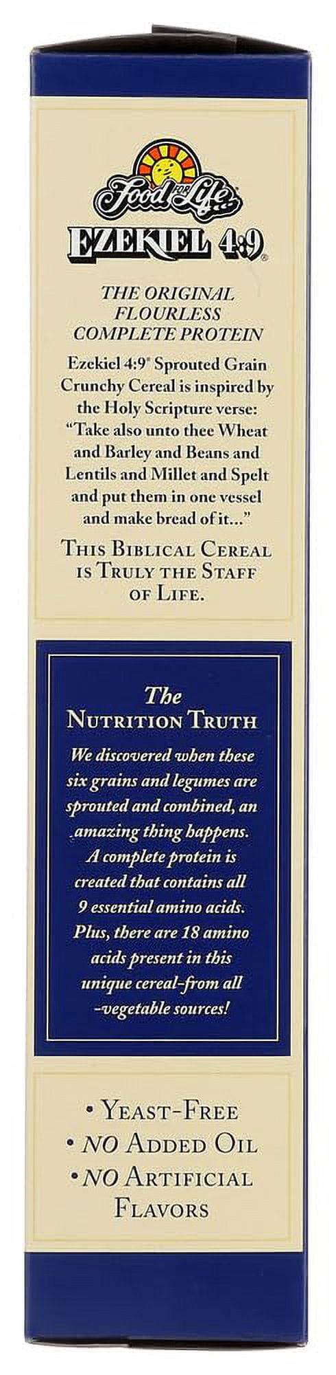 Food For Life Ezekiel 4:9 Organic Sprouted Grain Cereal, Golden Flax, 16-Ounce Boxes (Pack of 6)