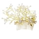 thumbnail image 1 of Tocado de novia Gloria Nupcial Perla Cristal oro, 1 of 9