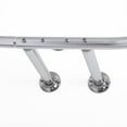 thumbnail image 5 of Utopia Alley Rustproof Wall Mounted Hoop Shower Rod for Clawfoot Tub, Chrome, 5 of 9