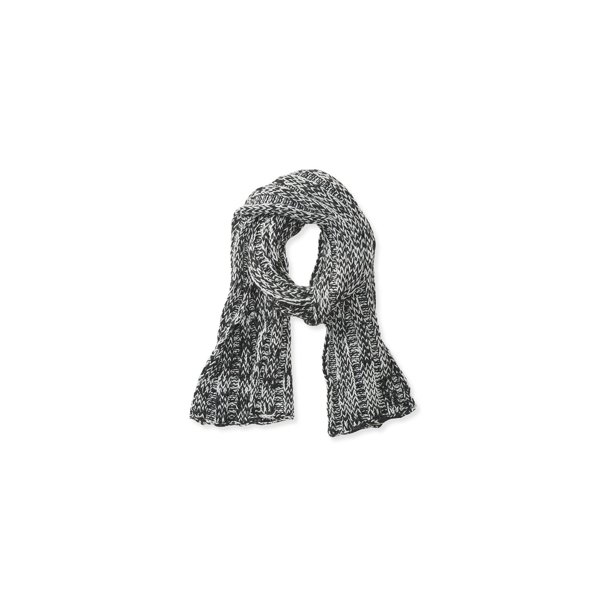 Aeropostale Womens Two Tone Cable Knit Wrap, Negro, Clásico (57 a 59 pulg.)