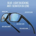 thumbnail image 3 of Titan Ultimate Blue Light Blocking Computer Glasses – Screen Protection & Night Driving Eyewear with UV400 & Anti‑Glare, 3 of 6